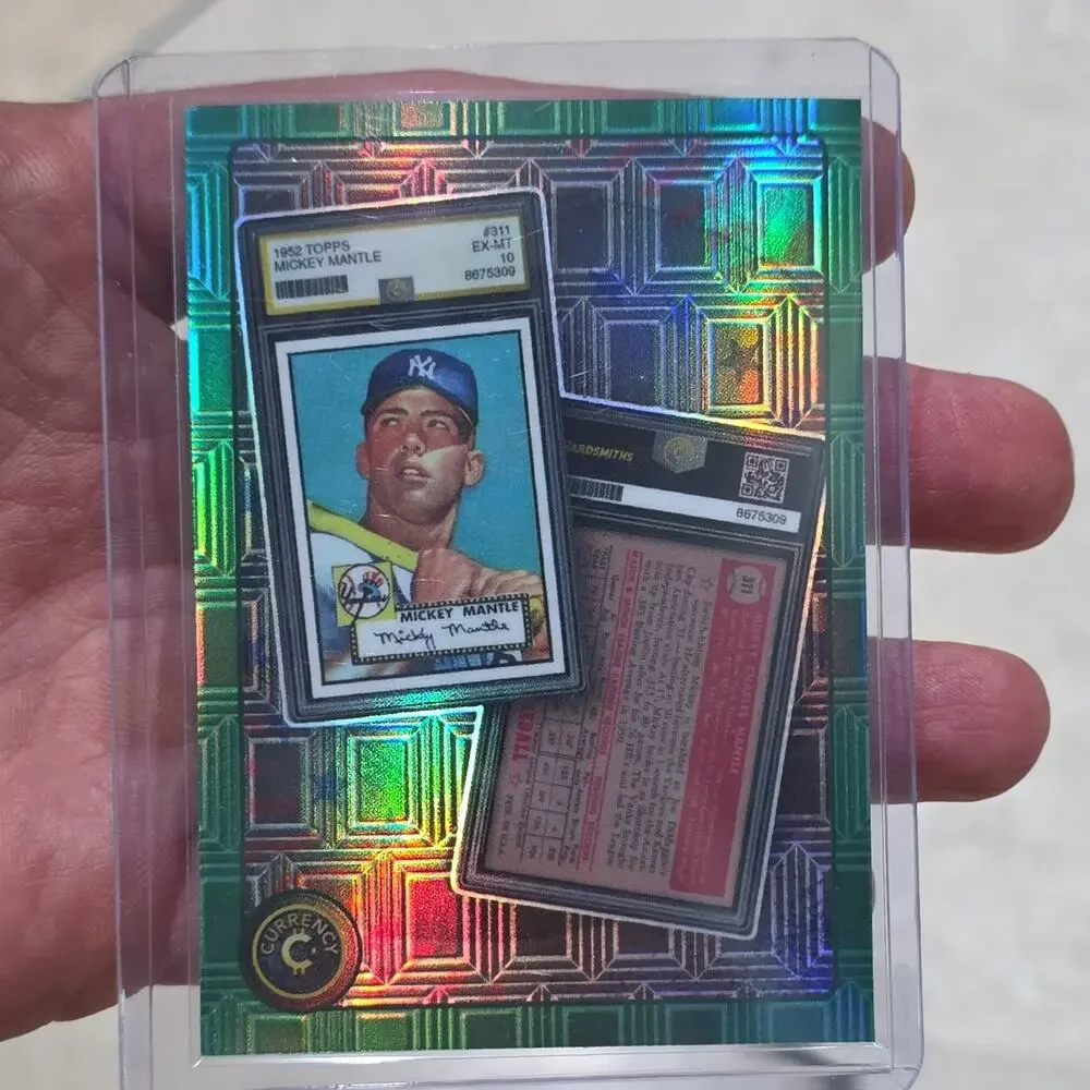 Cardsmiths 2025 Currency Cred 1952 Mickey Mantle #118 Serial Numbered Holo